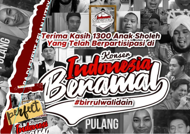 Konser Indonesia Beramal: Wujud Bukti Bakti Kepada Orang Tua