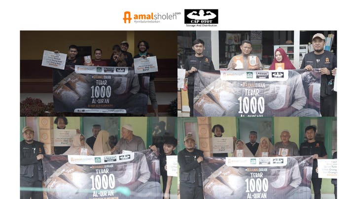 Amalsholeh.com Distribusikan 32.535 Alquran