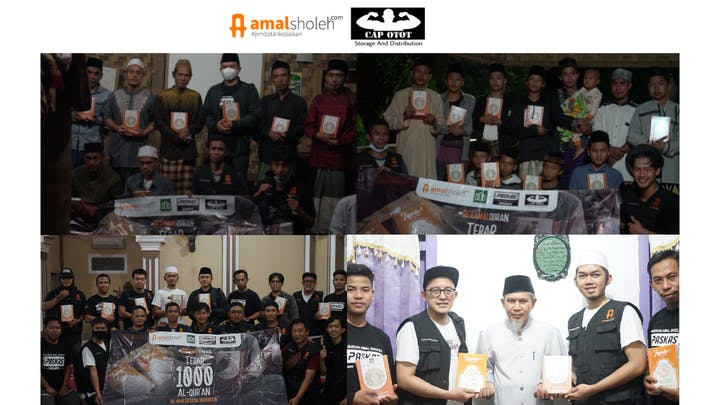 Amalsholeh.com Distribusikan 32.535 Alquran